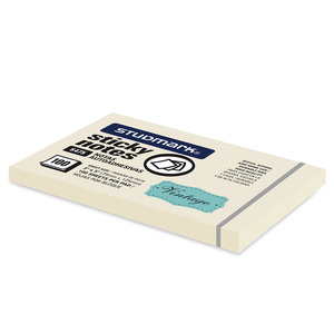 NOTAS ADHESIVAS VINTAGE STUDMARK 3 X 5P 100H CREMA NOTAS ADHESIVAS VINTAGE STUDMARK 3 X 5P 100H CREMA