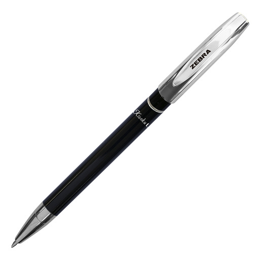 Bolígrafo retráctil marca Zebra con mecanismo de clic para uso rápido. Escritura suave y duradera, perfecto para escuela, oficina y uso diario.