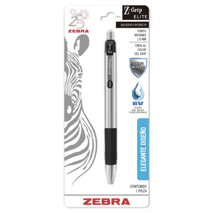 BOLIGRAFO RETRACTIL ZEBRA Z-GRIP ELITE NEGRO 1U (1,0 MM) BOLIGRAFO RETRACTIL ZEBRA Z-GRIP ELITE NEGRO 1U (1,0 MM)