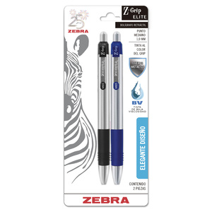 BOLIGRAFO RETRACTIL ZEBRA Z-GRIP ELITE NEGRO/AZUL 2U (1,0MM) BOLIGRAFO RETRACTIL ZEBRA Z-GRIP ELITE NEGRO/AZUL 2U (1,0MM)