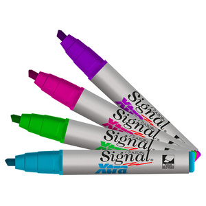 MARCADOR PERMANENTE SIGNAL XTRA 4U COLORES SURTIDOS MARCADOR PERMANENTE SIGNAL XTRA 4U COLORES SURTIDOS