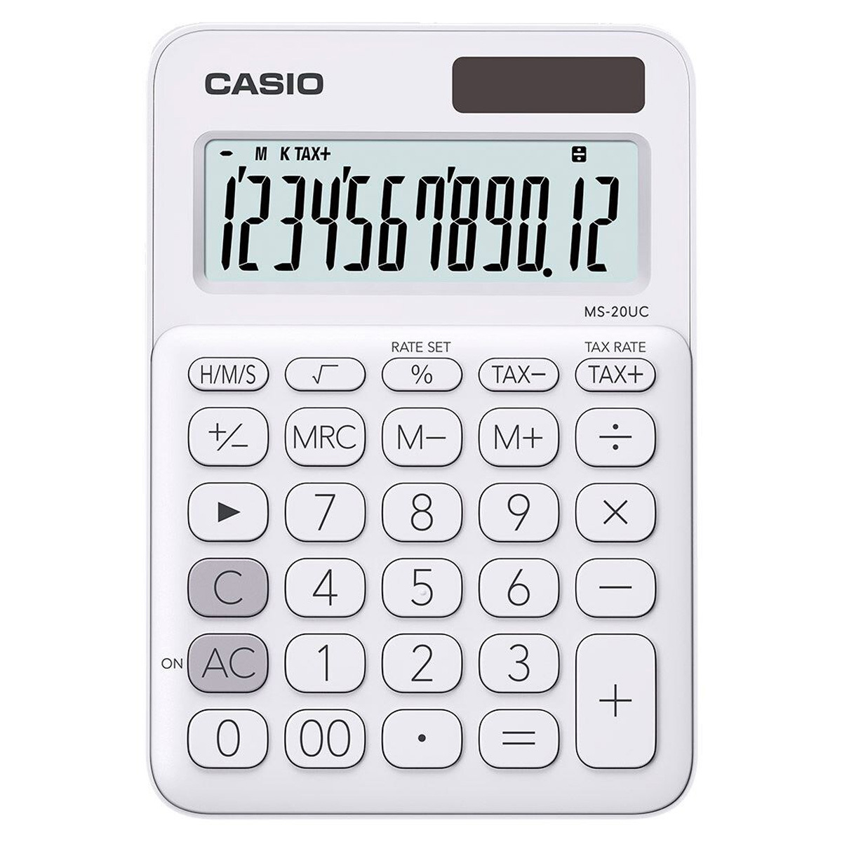 CALCULADORA CASIO DE ESCRITORIO COMPACTA MS-20UC-WE