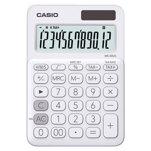 CALCULADORA CASIO DE ESCRITORIO COMPACTA MS-20UC-WE CALCULADORA CASIO DE ESCRITORIO COMPACTA MS-20UC-WE
