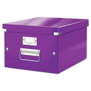 CAJA LEITZ PLEGABLE MEDIANA MORADO CAJA LEITZ PLEGABLE MEDIANA MORADO