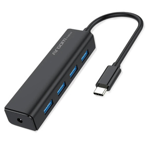 ADAPTADOR ARGOM USB TIPO C MACHO A 4 PUERTOS USB