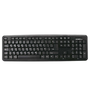 TECLADO ARGOM USB SENCILLO ESPANOL NEGRO