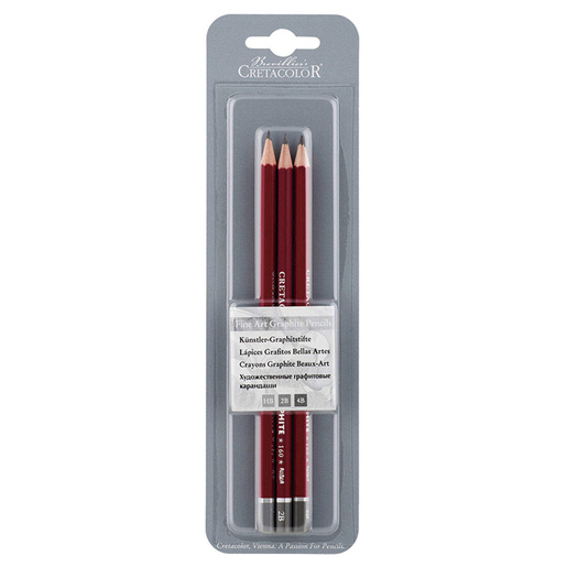 Lapices de grafito marca Fine Art para escritura y dibujo. Mina resistente con trazo uniforme y oscuro, facil de borrar. Acabado clasico para uso escolar y de oficina.