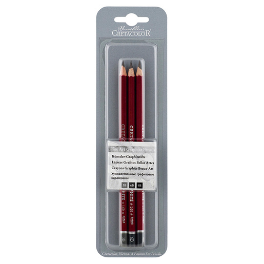 Lapices de grafito marca Fine Art para escritura y dibujo. Mina resistente con trazo uniforme y oscuro, facil de borrar. Acabado clasico para uso escolar y de oficina.