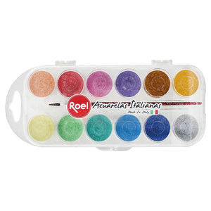 ACUARELA ROEL EFECTO APERLADA 12U (30MM) ACUARELA ROEL EFECTO APERLADA 12U (30MM)