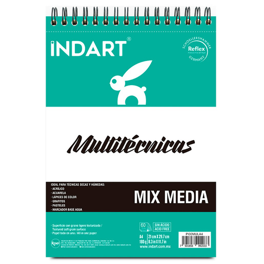 Album marca Indart para guardar y exhibir fotografias o recuerdos. Diseno practico con paginas resistentes.