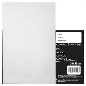 LIENZO PARA PINTAR CON TELA 100% ALGODON (MEDIDAS 20P X 30P) LIENZO PARA PINTAR CON TELA 100% ALGODON (MEDIDAS 20P X 30P)