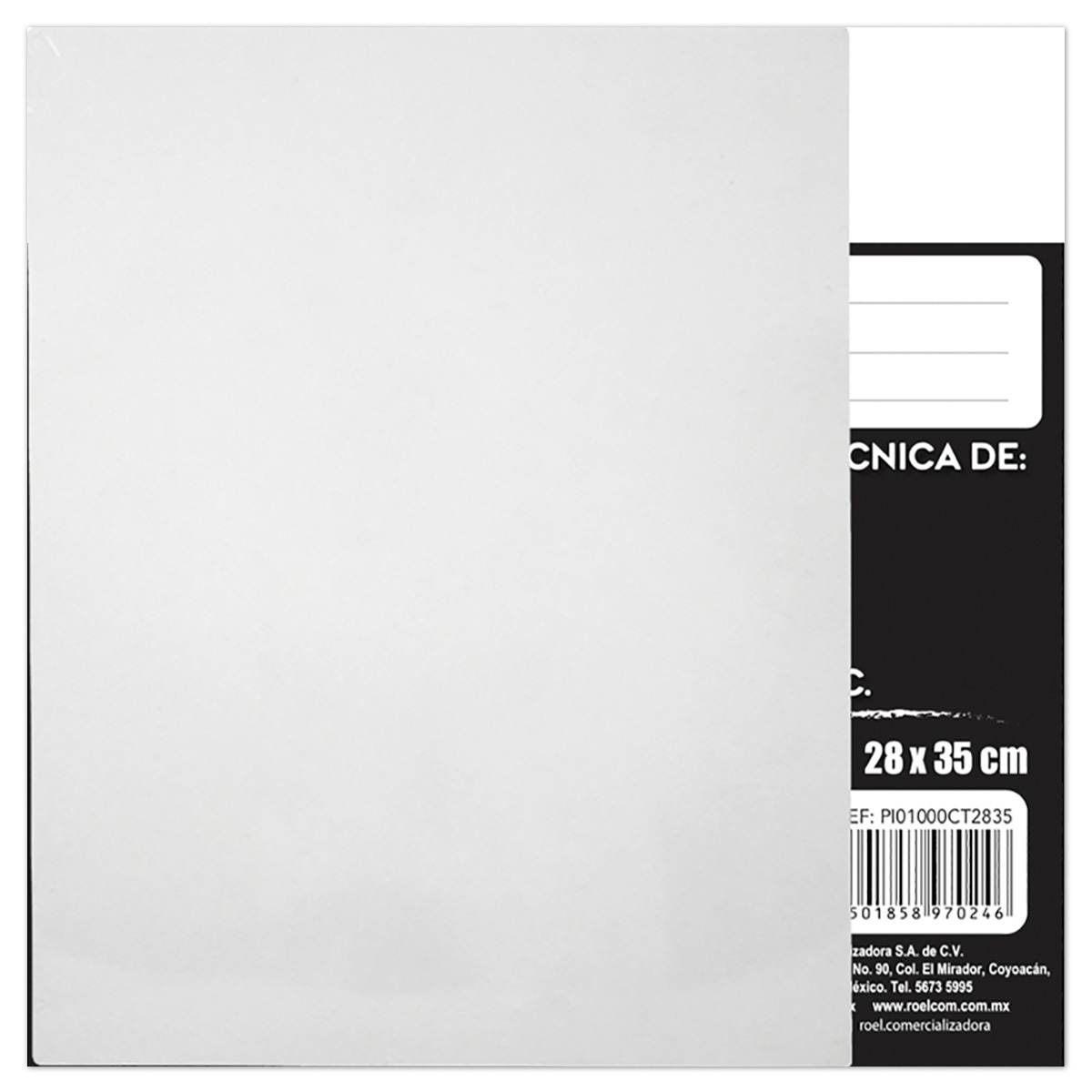 LIENZO PARA PINTAR CON TELA 100% ALGODON (MEDIDAS 28P X 35P)