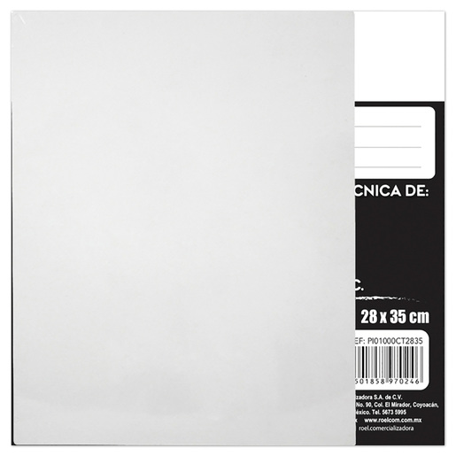 LIENZO PARA PINTAR CON TELA 100% ALGODON (MEDIDAS 28P X 35P)