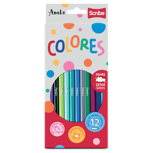 LAPICES DE COLOR TRIANGULAR ANOTA 24U LAPICES DE COLOR TRIANGULAR ANOTA 24U