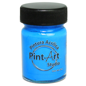 PINTURA ACRILICA PINTART STUDIO 405 AZUL CERULEO  100ML PINTURA ACRILICA PINTART STUDIO 405 AZUL CERULEO  100ML