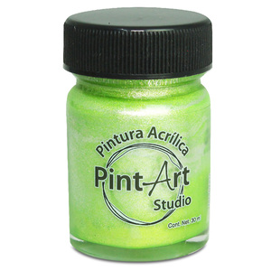 PINTURA METALICA CENTELLEANTE PINTART STUDIO 840 LIMA 30ML PINTURA METALICA CENTELLEANTE PINTART STUDIO 840 LIMA 30ML