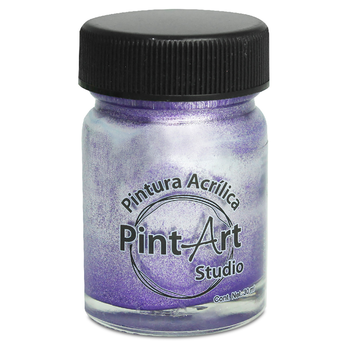 PINTURA METALICA CENTELLEANTE PINTART STUDIO 844 MORA 30ML