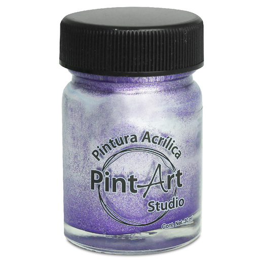 PINTURA METALICA CENTELLEANTE PINTART STUDIO 844 MORA 30ML
