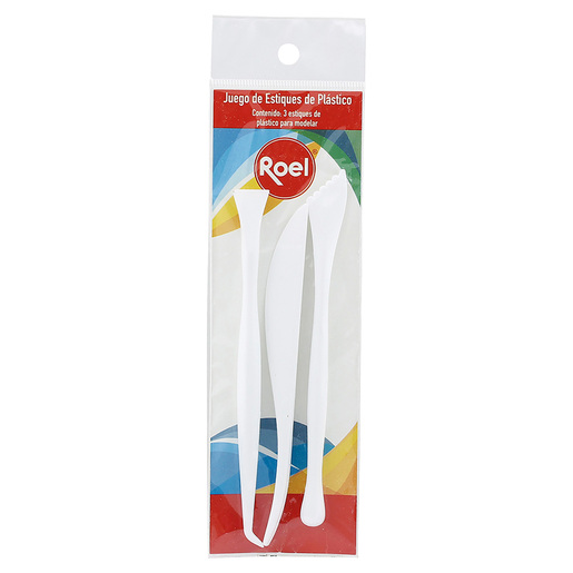 Herramientas de modelado para trabajar arcilla, masa y pasta. Puntas de diferentes formas para crear detalles y texturas con precision.