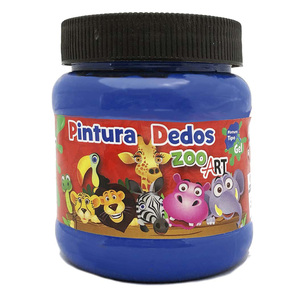 PINTURA DEDOS  ZOO ART  AZUL 250ML PINTURA DEDOS  ZOO ART  AZUL 250ML