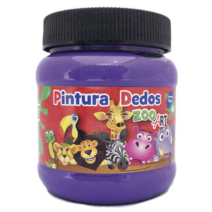 PINTURA DEDOS  ZOO ART  VIOLETA 250ML PINTURA DEDOS  ZOO ART  VIOLETA 250ML