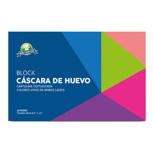 BLOCK OFICIO CARTULINA CASCARA HUEVO 20 HJS MIS BLOCK OFICIO CARTULINA CASCARA HUEVO 20 HJS MIS