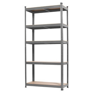 ESTANTERIA 5 NIVELES DE METAL Y MDF 180X90X40CM, CAPACIDAD DE CARGA 175KG/NIVEL ESTANTERIA 5 NIVELES DE METAL Y MDF 180X90X40CM, CAPACIDAD DE CARGA 175KG/NIVEL