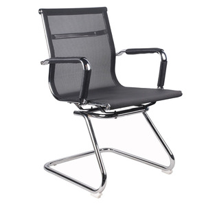 SILLA MESH COLOR NEGRO CON APOYA BRAZOS, BASE DE TRINEO CROMADA DE METAL RESISTENTE, TELA MESH ESPECIAL SILLA MESH COLOR NEGRO CON APOYA BRAZOS, BASE DE TRINEO CROMADA DE METAL RESISTENTE, TELA MESH ESPECIAL