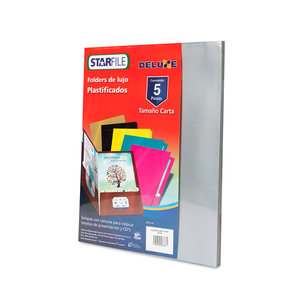 FOLDER PLASTICO CARTA PLATA 5U FOLDER PLASTICO CARTA PLATA 5U
