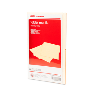 FOLDER LEGAL OD PAQUETE DE 25 FOLDER LEGAL OD PAQUETE DE 25