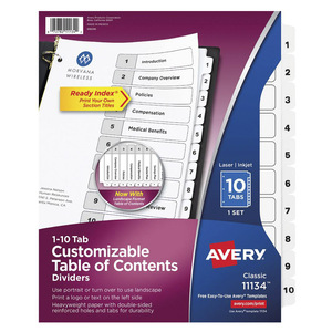 DIVISIONES 10DIV B N L/INKJET DIVISIONES 10DIV B N L/INKJET