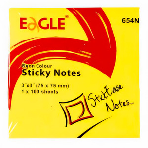 NOTAS ADHESIVAS EAGLE 3P X 3P (AMARILLO, 100H) NOTAS ADHESIVAS EAGLE 3P X 3P (AMARILLO, 100H)