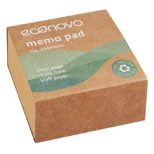 BLOCK DE NOTAS KRAFT ECONOVO 76X76MM 75GRS 400H BLOCK DE NOTAS KRAFT ECONOVO 76X76MM 75GRS 400H
