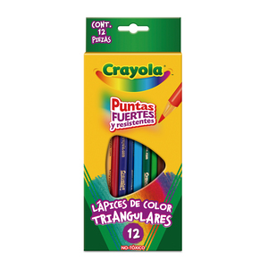 LAPICES DE COLOR CRAYOLA TRIANGULARES 12U LAPICES DE COLOR CRAYOLA TRIANGULARES 12U