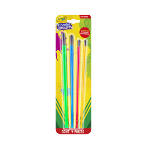 PINCELES CRAYOLA MANGO DE PLASTICO PINCELES CRAYOLA MANGO DE PLASTICO