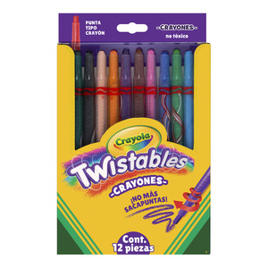 CRAYONES CRAYOLA MINI TWISTABLES RETRACTILES 12U CRAYONES CRAYOLA MINI TWISTABLES RETRACTILES 12U