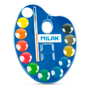 ACUARELAS MILAN 12 COLORES (PALETA) ACUARELAS MILAN 12 COLORES (PALETA)