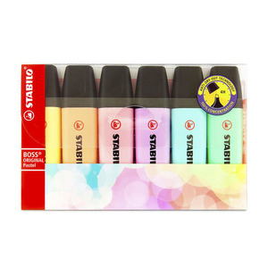ROTULADOR STABILO BOSS PASTEL 6PK ROTULADOR STABILO BOSS PASTEL 6PK