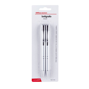 BOLIGRAFO RETRACTIL TINTA NEGRA B/2 BOLIGRAFO RETRACTIL TINTA NEGRA B/2