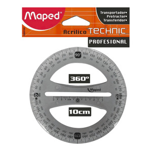 TRANSPORTADOR MAPED TECHNIC PRO 360 10CM 1U TRANSPORTADOR MAPED TECHNIC PRO 360 10CM 1U