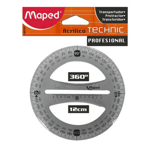 TRANSPORTADOR MAPED TECHNIC PRO 360 12CM 1U TRANSPORTADOR MAPED TECHNIC PRO 360 12CM 1U
