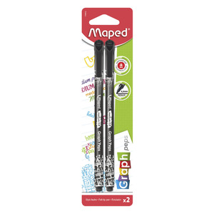 ROTULADOR MAPED FINOS GRAPHPEPS NEGRO 2U ROTULADOR MAPED FINOS GRAPHPEPS NEGRO 2U