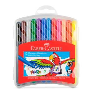 MARCADOR FABER CASTELL FIESTA 12U MARCADOR FABER CASTELL FIESTA 12U