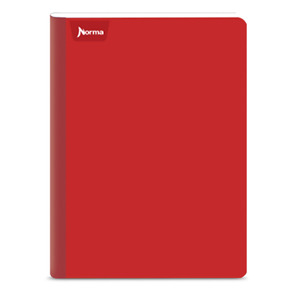 CUADERNO COSIDO DOBLE LINEA NORMA MONOCOLOR 100H CUADERNO COSIDO DOBLE LINEA NORMA MONOCOLOR 100H