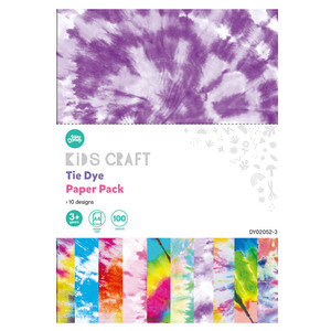 PAPEL KIDS CRAFT TIE DYE 70GRS 100H (10 DISENOS) PAPEL KIDS CRAFT TIE DYE 70GRS 100H (10 DISENOS)