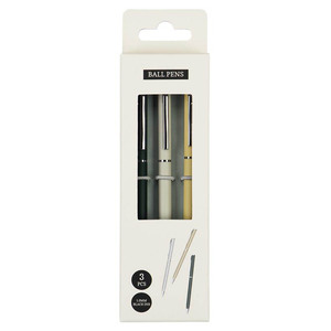BOLIGRAFO ECONOVO METAL TINTA NEGRA 1.0MM 3U BOLIGRAFO ECONOVO METAL TINTA NEGRA 1.0MM 3U