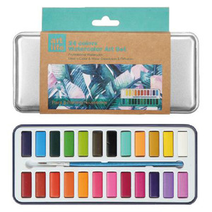 ACUARELAS PROFESIONALES TREE IN ART 24 COLORES ACUARELAS PROFESIONALES TREE IN ART 24 COLORES