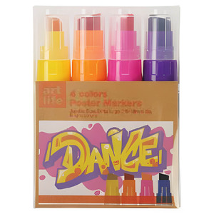 MARCADOR PERMANENTE JUMBO ART LIFFE 4U (COLORES BRILLANTES) MARCADOR PERMANENTE JUMBO ART LIFFE 4U (COLORES BRILLANTES)
