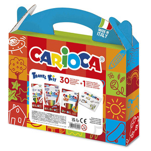 SET CREATIVO CARIOCA  31U (CONTIENE:  6 MARCADORES JUMBO, 12 MARCADORES JOY, 12 MARCADORES BIRELLO + 1 LIBRO PARA COLOREAR) SET CREATIVO CARIOCA  31U (CONTIENE:  6 MARCADORES JUMBO, 12 MARCADORES JOY, 12 MARCADORES BIRELLO + 1 LIBRO PARA COLOREAR)