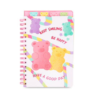 CUADERNO ESPIRAL GUMMY BEAR CON DIVISIONES 100H CUADERNO ESPIRAL GUMMY BEAR CON DIVISIONES 100H
